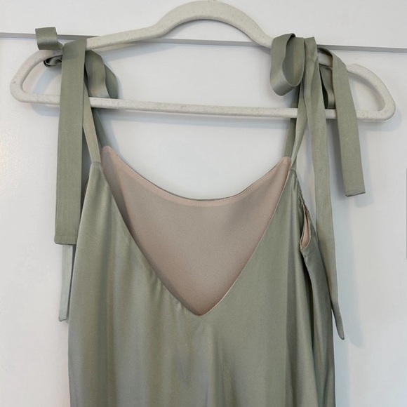 Stone Cold Fox Custom Silk Stormi Slip Dress 1 - Picture 4 of 8